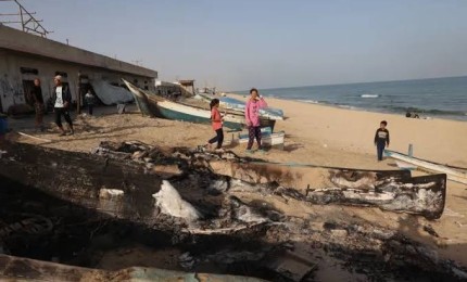 نقيب الصيادين: خسائر القطاع البحري في غزة تتجاوز 75 مليون دولار بسبب الدمار الشامل للموانئ