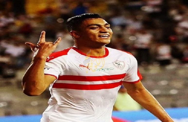 لاعب الزمالك مصطفى محمد